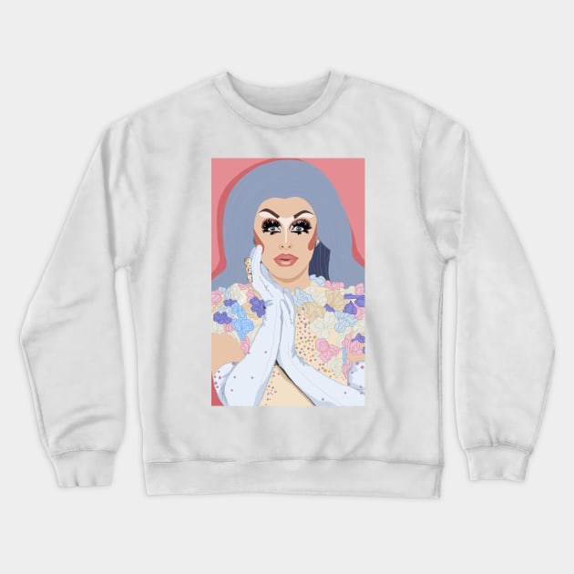 Blu-hoo Crewneck Sweatshirt by KaiVerroDesigns